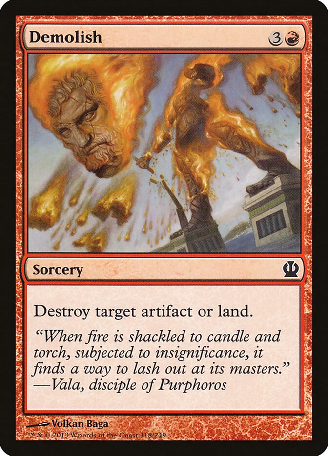 Demolir / Demolish - Magic: The Gathering - MoxLand