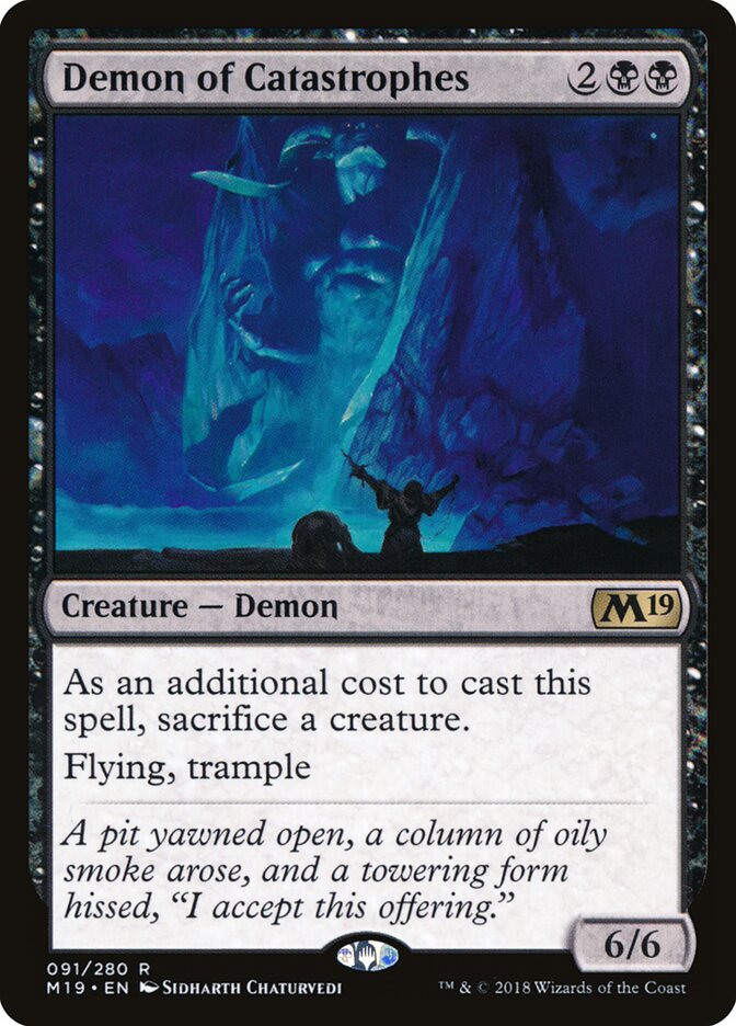 Demônio das Catástrofes / Demon of Catastrophes - Magic: The Gathering - MoxLand