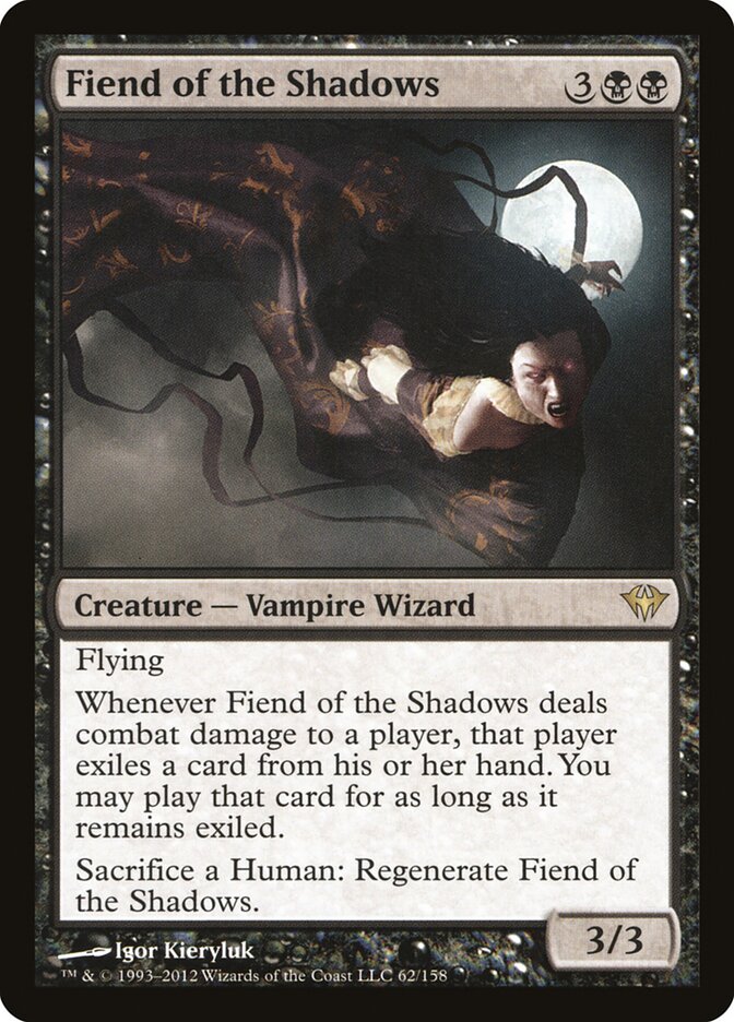 Demônio das Sombras / Fiend of the Shadows - Magic: The Gathering - MoxLand