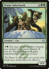 Dente-de-sabre Temur / Temur Sabertooth - Magic: The Gathering - MoxLand