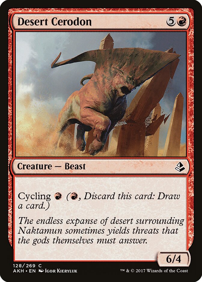 Dentócero do Deserto / Desert Cerodon - Magic: The Gathering - MoxLand