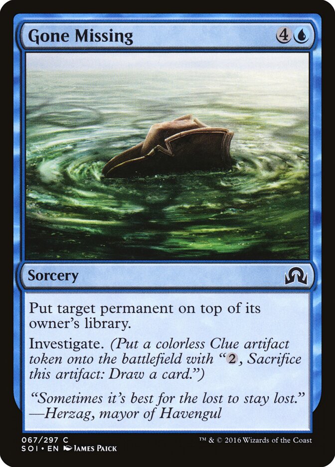 Desaparecido / Gone Missing - Magic: The Gathering - MoxLand