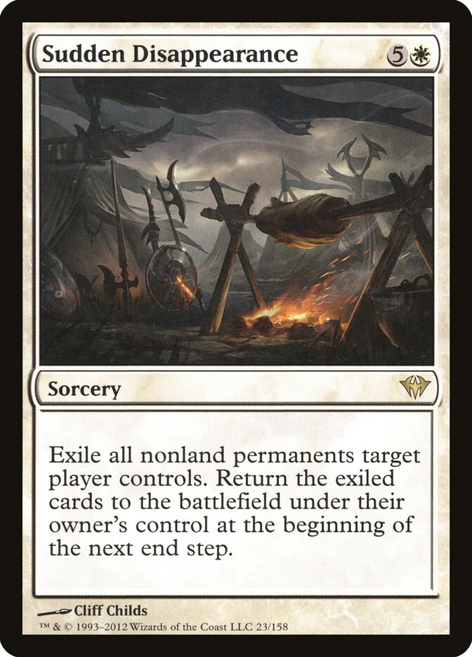 Desaparecimento Repentino / Sudden Disappearance - Magic: The Gathering - MoxLand