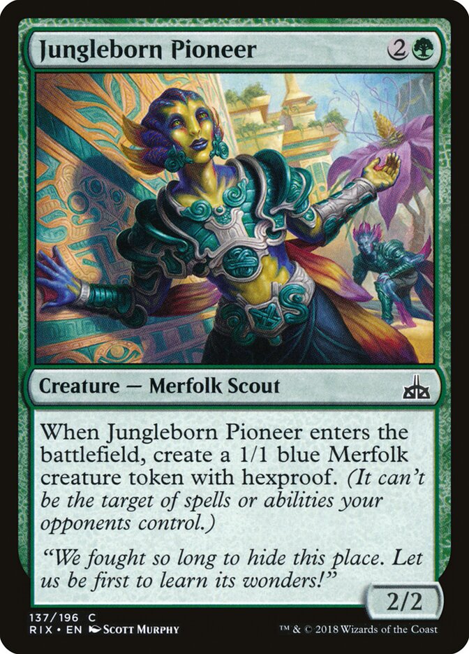 Desbravadora Silvonata / Jungleborn Pioneer - Magic: The Gathering - MoxLand