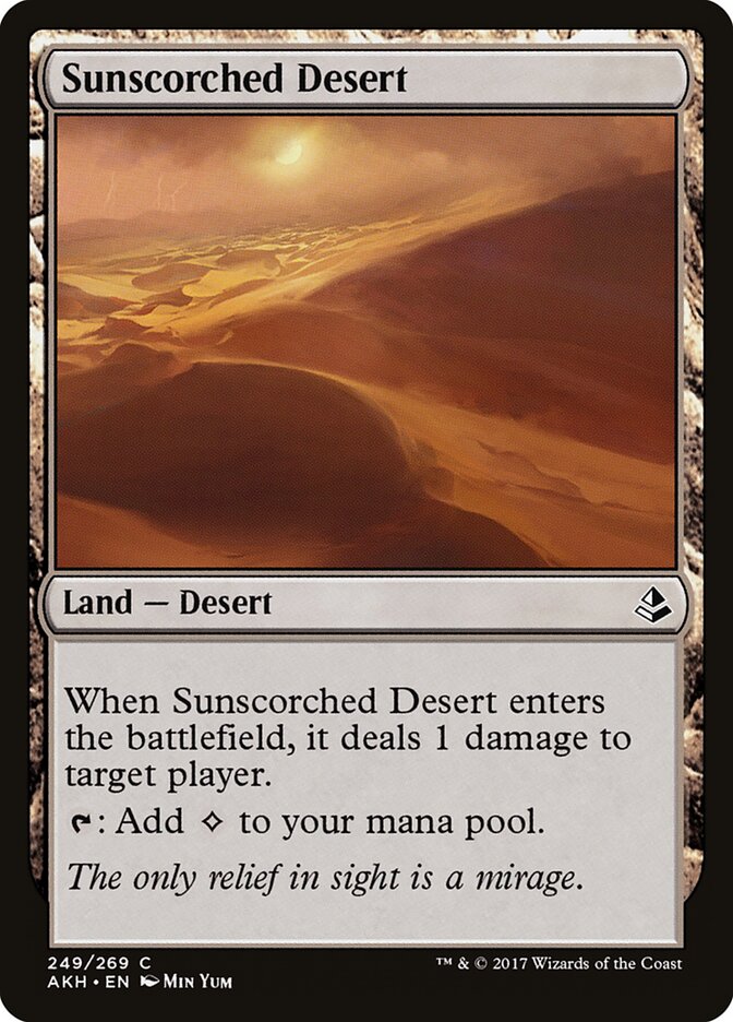 Deserto Abrasado pelo Sol / Sunscorched Desert - Magic: The Gathering - MoxLand