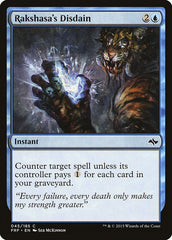 Desprezo do Rakshasa / Rakshasa's Disdain - Magic: The Gathering - MoxLand