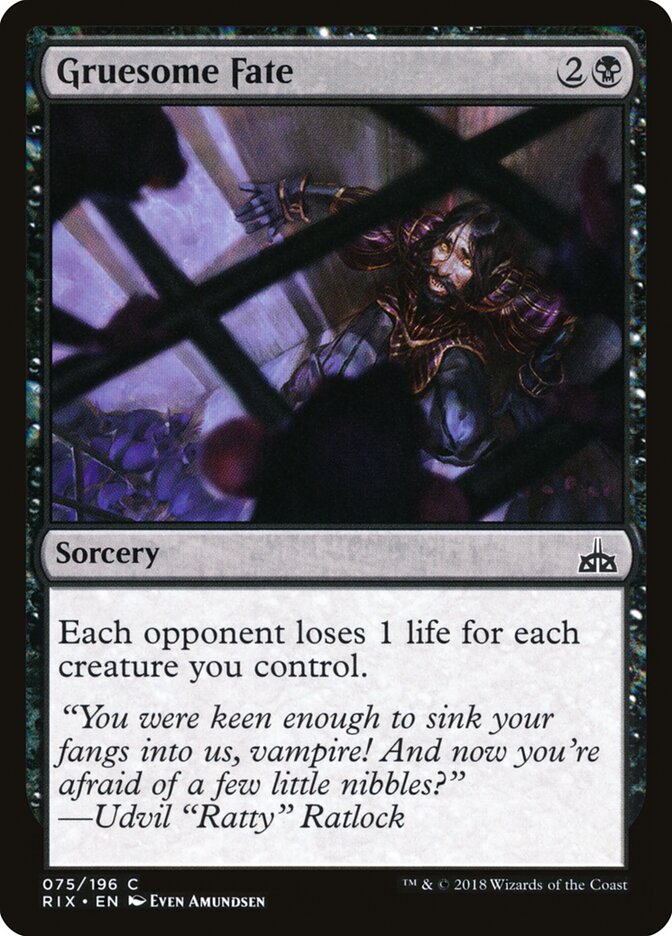 Destino Horripilante / Gruesome Fate - Magic: The Gathering - MoxLand
