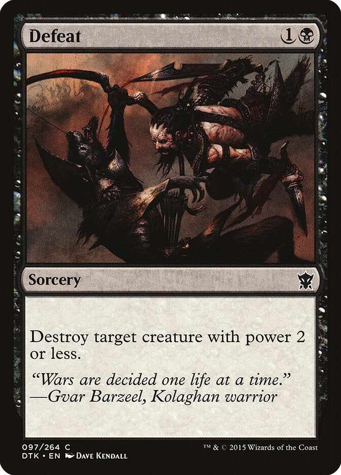 Destruir / Defeat - Magic: The Gathering - MoxLand