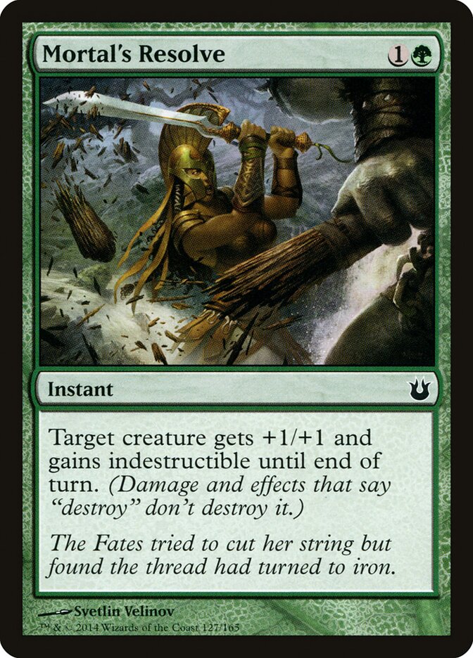 Determinação dos Mortais / Mortal's Resolve - Magic: The Gathering - MoxLand