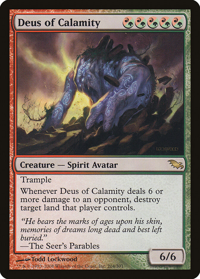 Deus da Calamidade / Deus of Calamity - Magic: The Gathering - MoxLand