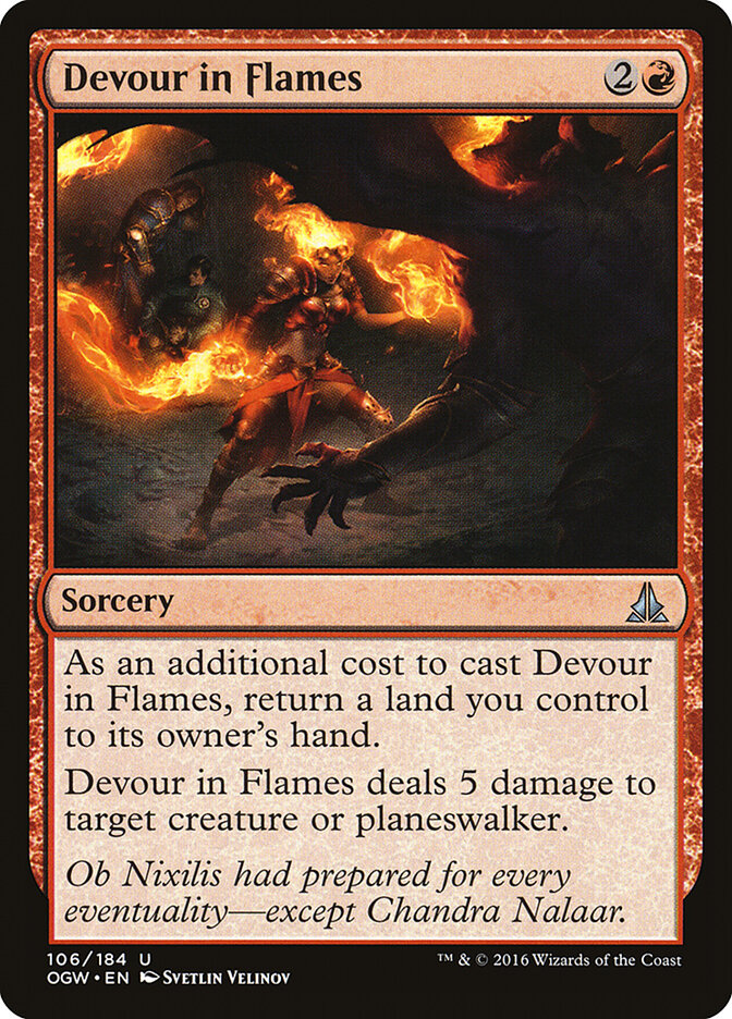 Devorar nas Chamas / Devour in Flames - Magic: The Gathering - MoxLand