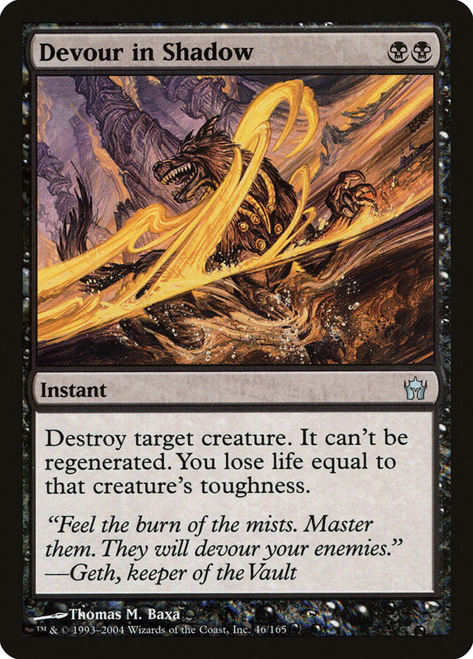 Devorar nas Sombras / Devour in Shadow - Magic: The Gathering - MoxLand