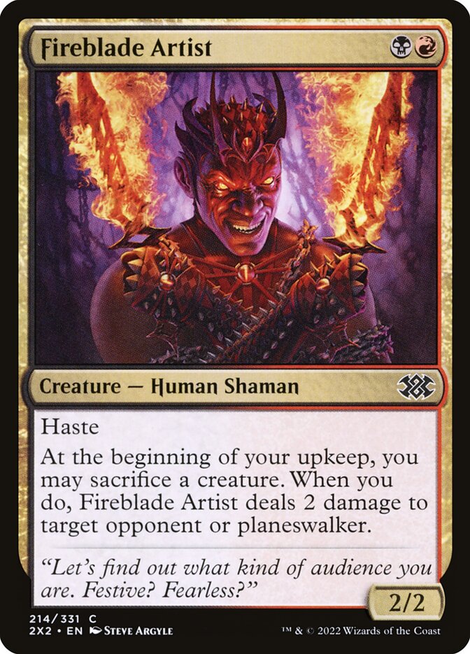 Artista da Lâmina de Fogo / Fireblade Artist - Magic: The Gathering - MoxLand