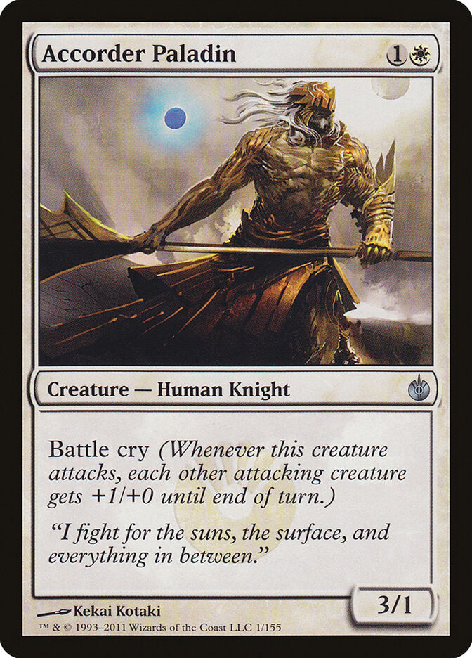Paladino dos Concordantes / Accorder Paladin - Magic: The Gathering - MoxLand