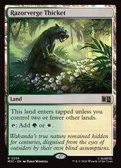 Bosque das Margens Cortantes / Razorverge Thicket - Magic: The Gathering - MoxLand