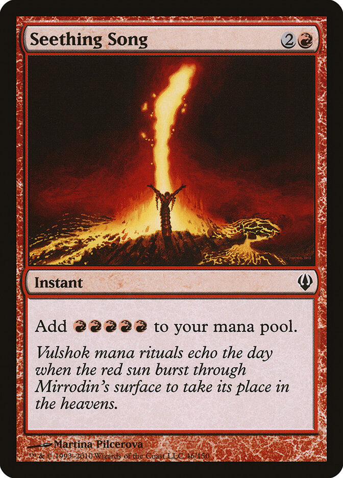Canção Fervilhante / Seething Song - Magic: The Gathering - MoxLand
