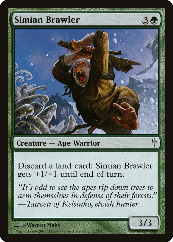 Rufião Símio / Simian Brawler - Magic: The Gathering - MoxLand