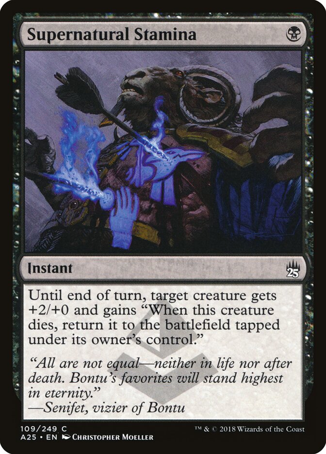Resistência Sobrenatural / Supernatural Stamina - Magic: The Gathering - MoxLand