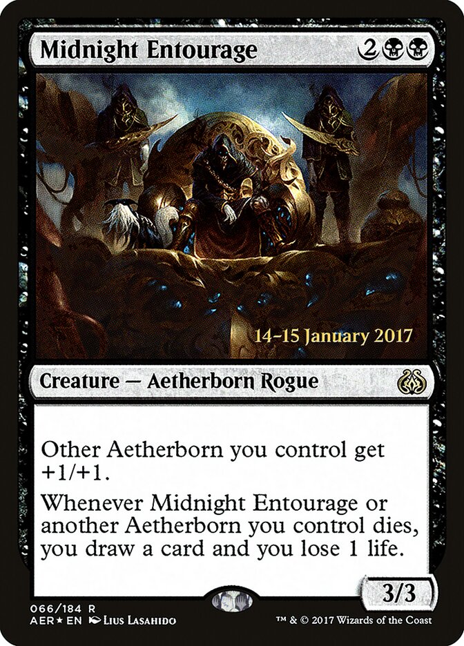 Comitiva da Meia-noite / Midnight Entourage - Magic: The Gathering - MoxLand