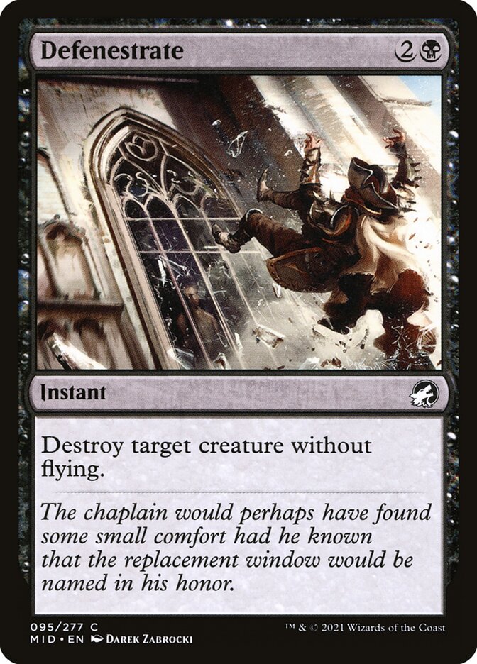Defenestrar / Defenestrate - Magic: The Gathering - MoxLand