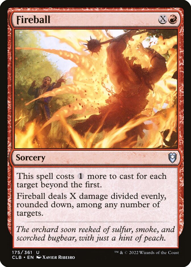 Bola de Fogo / Fireball - Magic: The Gathering - MoxLand