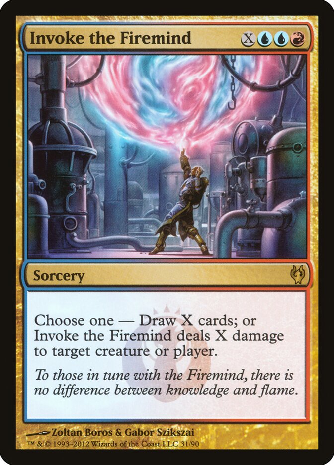 Invocar o Mente de Fogo / Invoke the Firemind - Magic: The Gathering - MoxLand