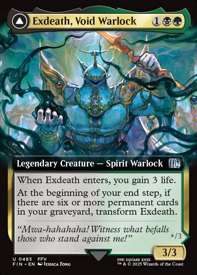 Exdeath, Feiticeiro do Vazio / Exdeath, Void Warlock - Magic: The Gathering - MoxLand