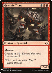 Titã Granítico / Granitic Titan - Magic: The Gathering - MoxLand