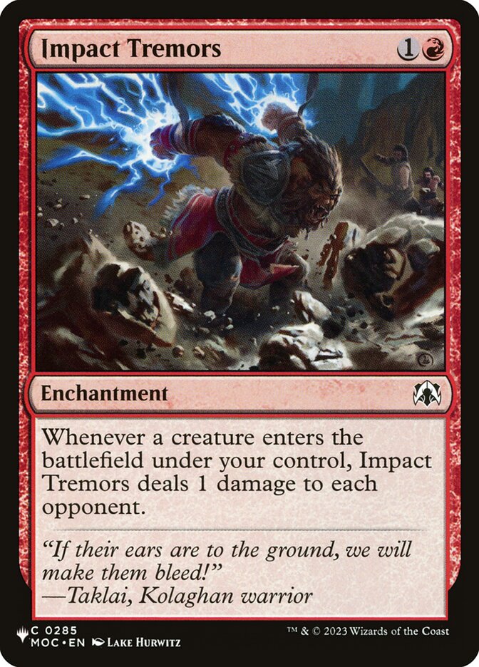 Tremores de Impacto / Impact Tremors - Magic: The Gathering - MoxLand