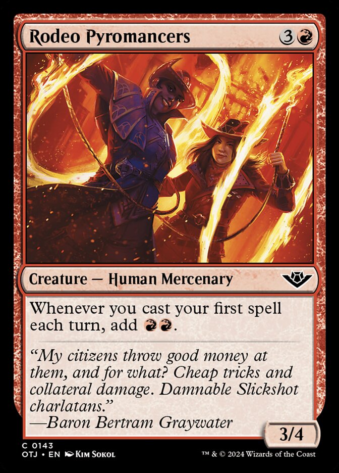 Piromantes do Rodeio / Rodeo Pyromancers - Magic: The Gathering - MoxLand