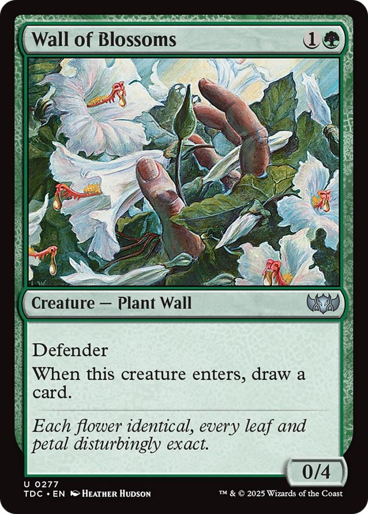 Barreira de Flores / Wall of Blossoms - Magic: The Gathering - MoxLand