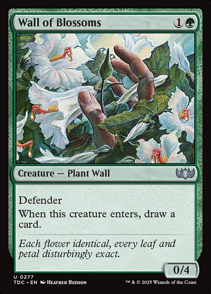 Barreira de Flores / Wall of Blossoms - Magic: The Gathering - MoxLand