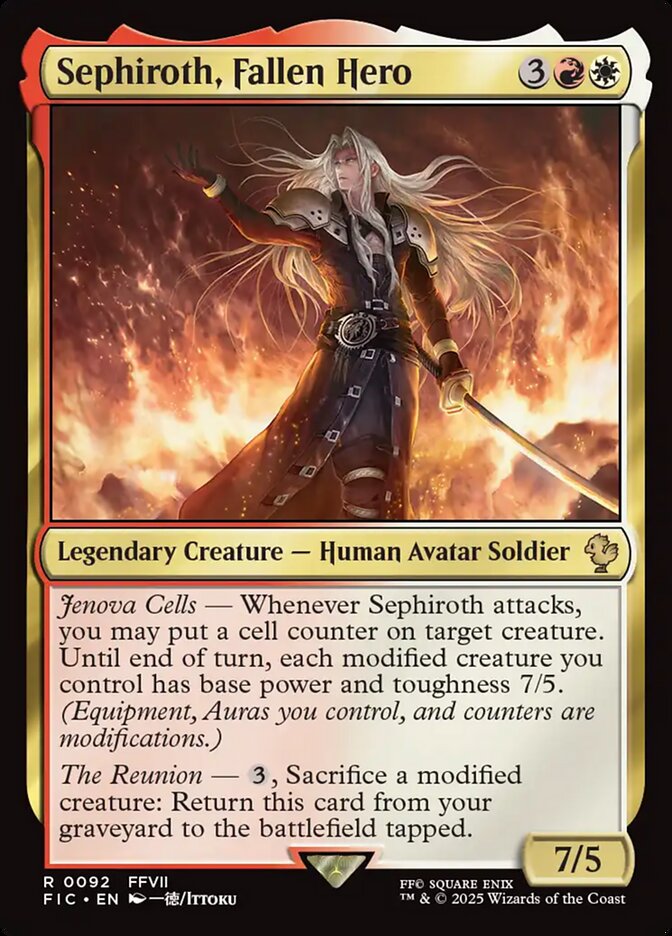 Sephiroth, Fallen Hero - Magic: The Gathering - MoxLand