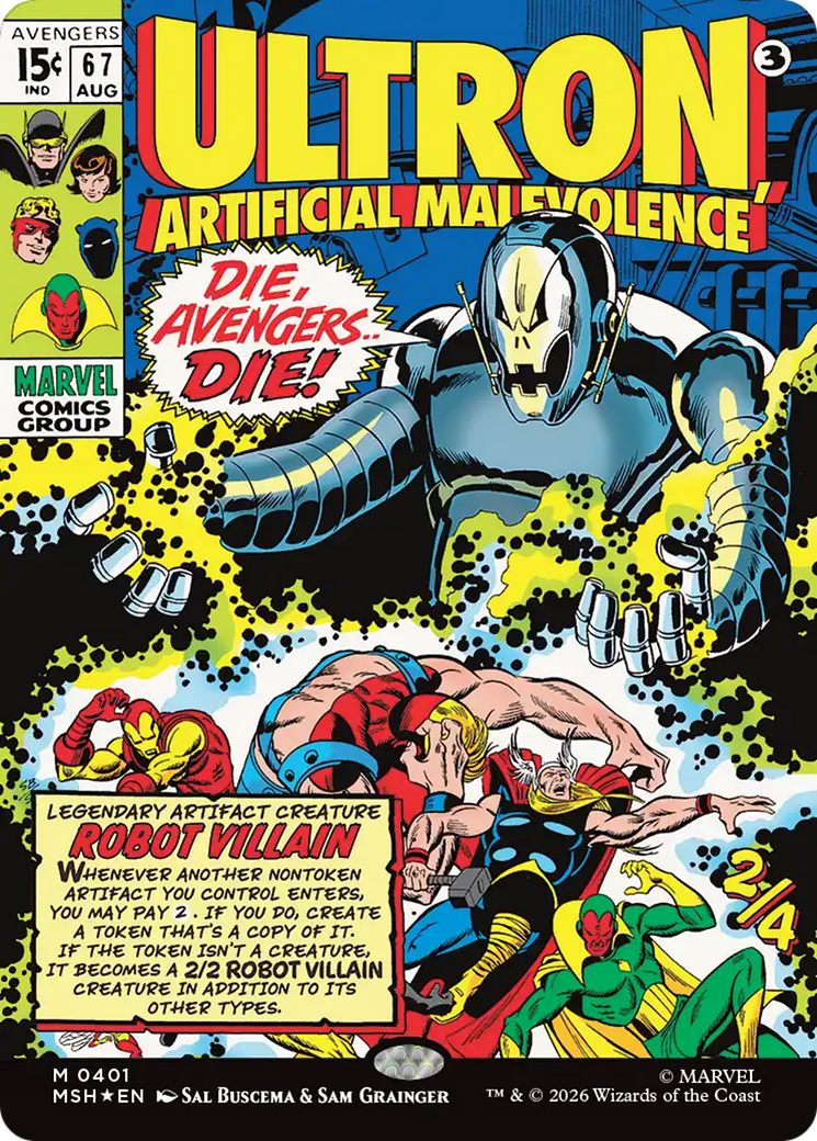 Ultron, Artificial Malevolence - Magic: The Gathering - MoxLand