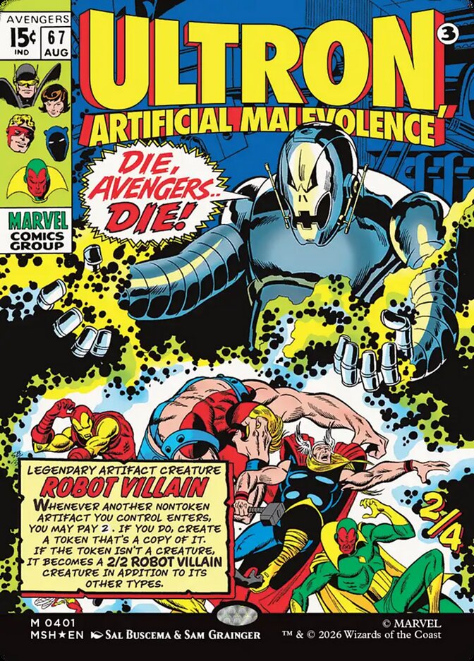 Ultron, Artificial Malevolence - Magic: The Gathering - MoxLand