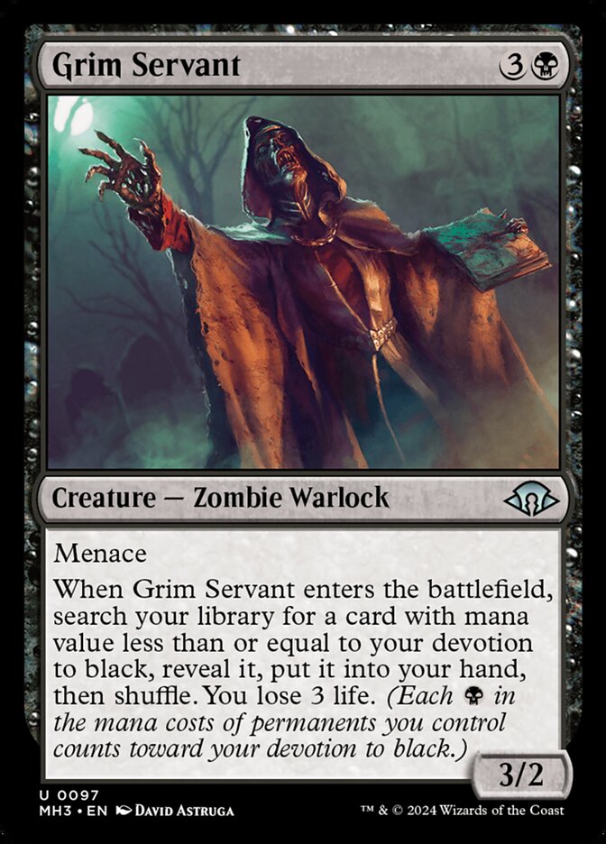 Servo Sinistro / Grim Servant - Magic: The Gathering - MoxLand