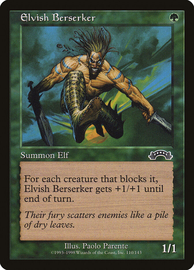Elfo Enfurecido / Elvish Berserker - Magic: The Gathering - MoxLand