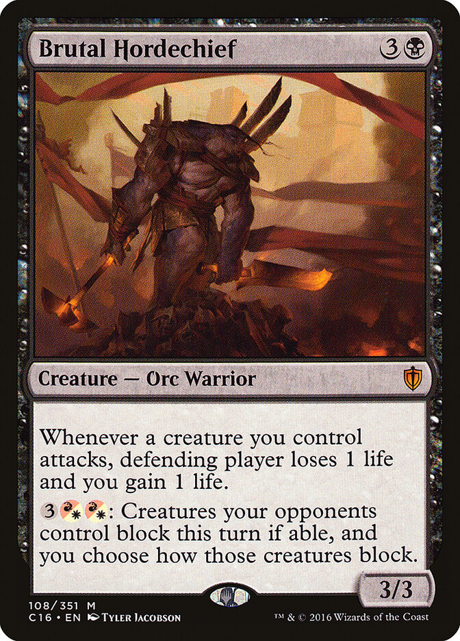 Chefe de Horda Brutal / Brutal Hordechief - Magic: The Gathering - MoxLand