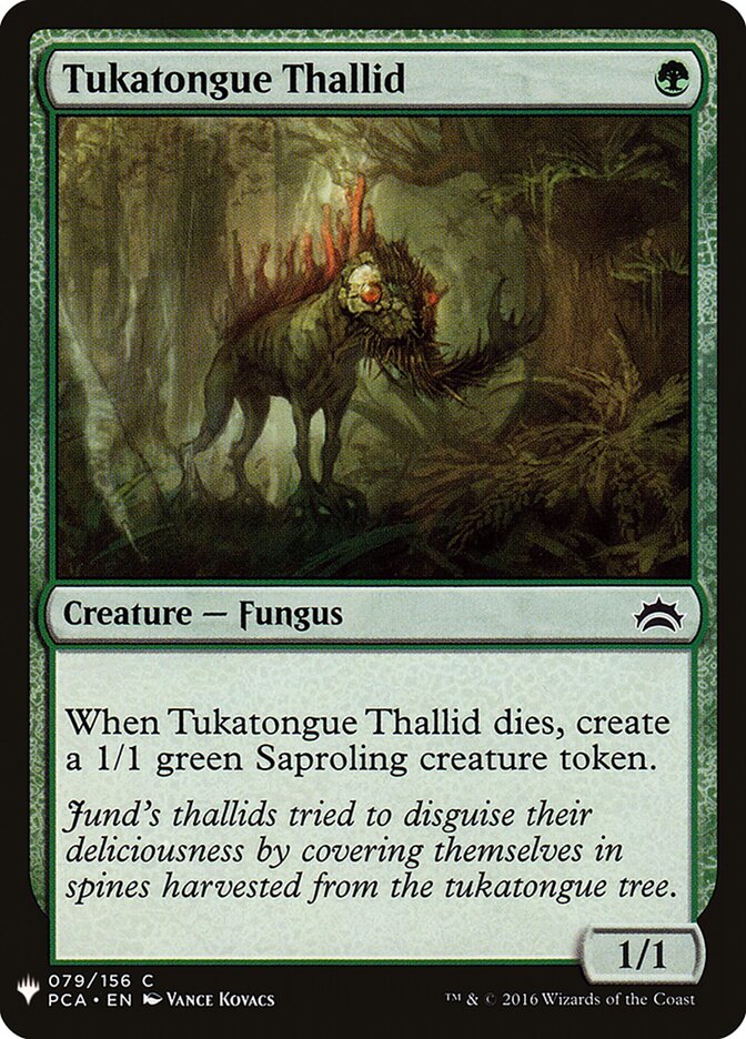 Talídia de Tukatunga / Tukatongue Thallid - Magic: The Gathering - MoxLand
