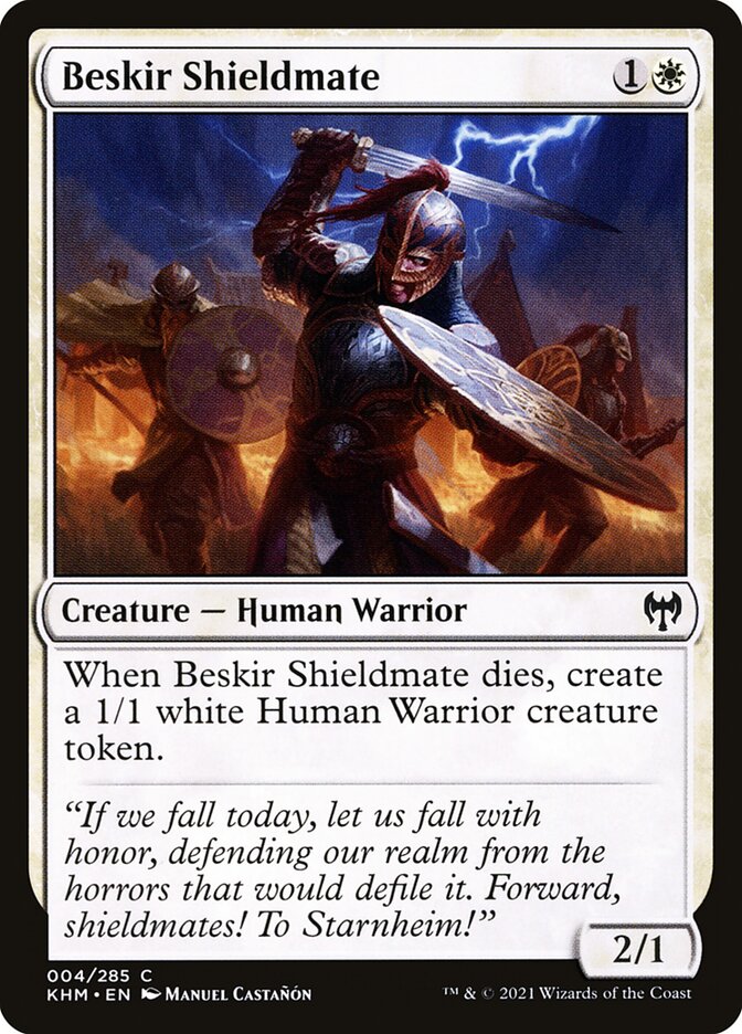 Escudeira Beskir / Beskir Shieldmate - Magic: The Gathering - MoxLand