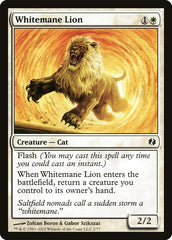 Leão de Juba Branca / Whitemane Lion - Magic: The Gathering - MoxLand