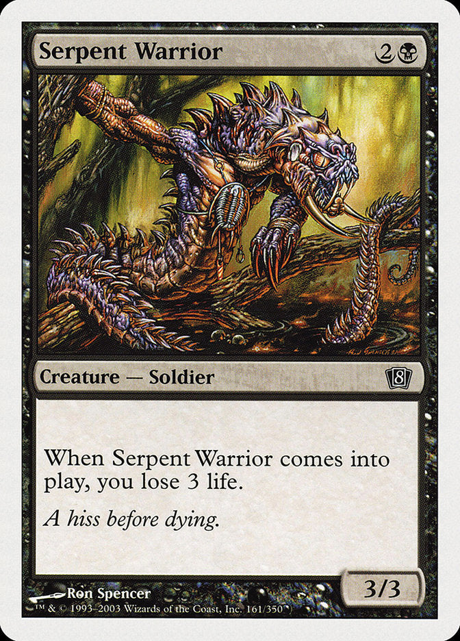 Guerreiro Serpente / Serpent Warrior - Magic: The Gathering - MoxLand