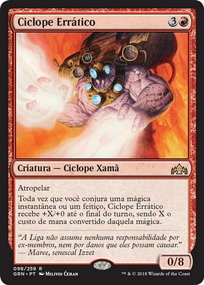 Ciclope Errático / Erratic Cyclops - Magic: The Gathering - MoxLand