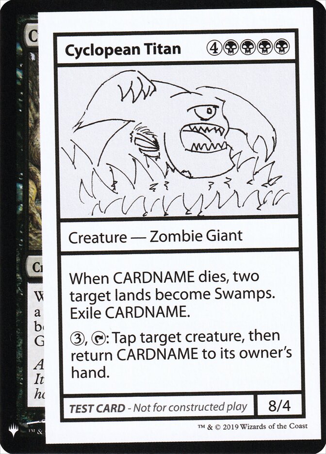 Cyclopean Titan - Magic: The Gathering - MoxLand