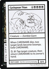 Cyclopean Titan - Magic: The Gathering - MoxLand