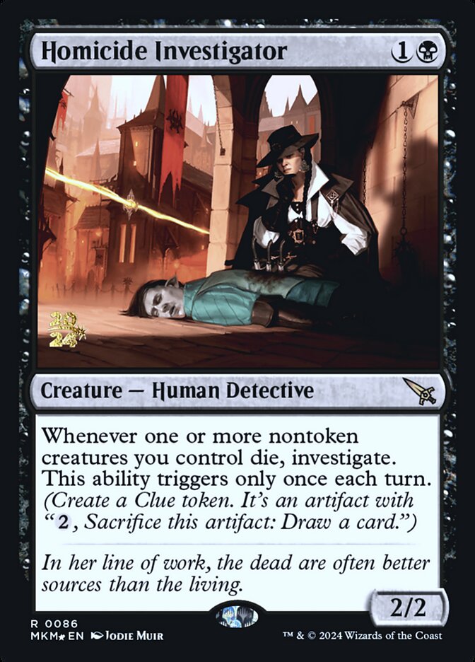 Investigadora de Homicídios / Homicide Investigator - Magic: The Gathering - MoxLand