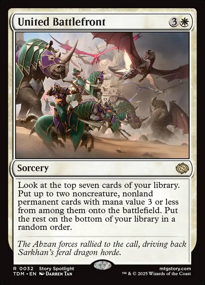 Frente de Batalha Unida / United Battlefront - Magic: The Gathering - MoxLand
