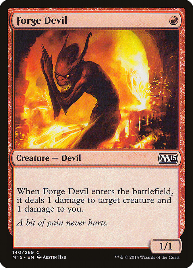 Diabo da Fornalha / Forge Devil - Magic: The Gathering - MoxLand