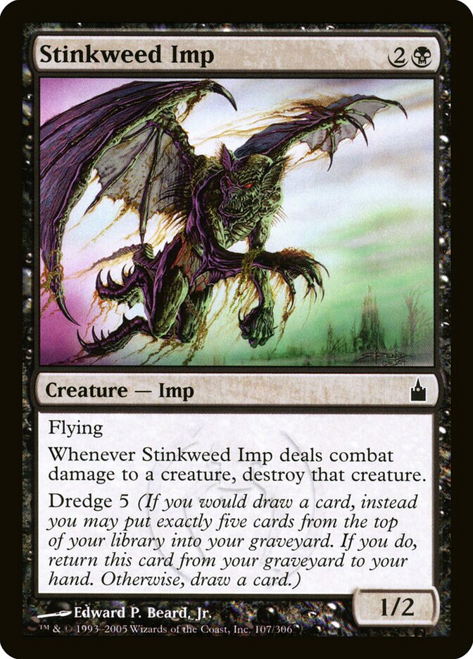 Diabrete de Erva Fétida / Stinkweed Imp - Magic: The Gathering - MoxLand