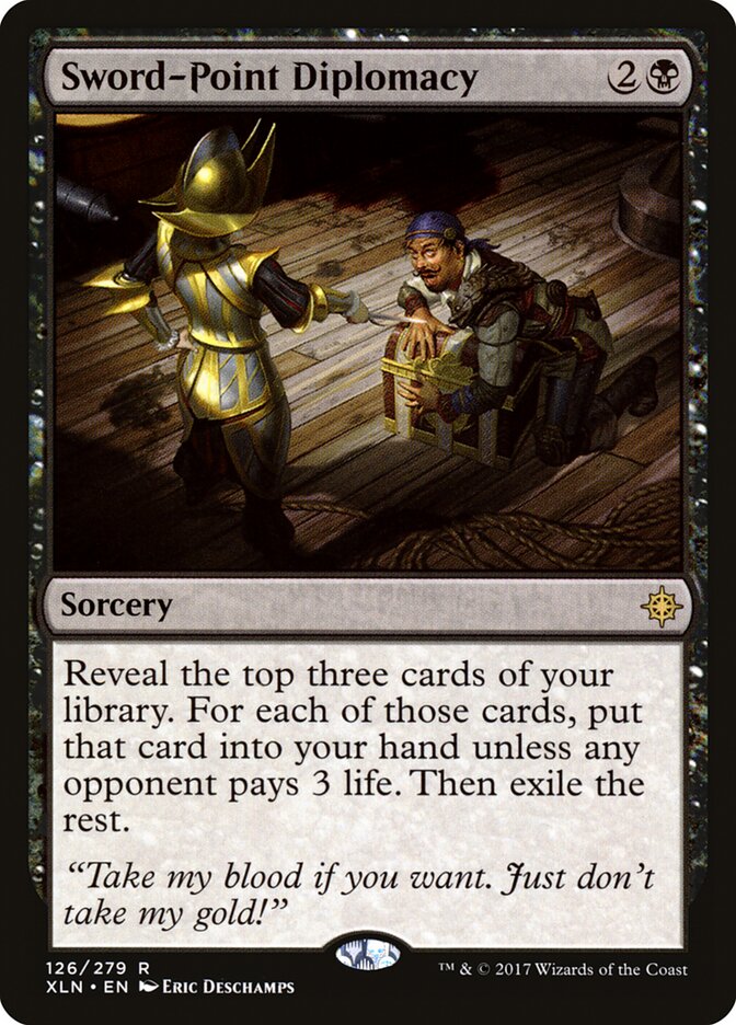 Diplomacia ao Fio da Espada / Sword-Point Diplomacy - Magic: The Gathering - MoxLand